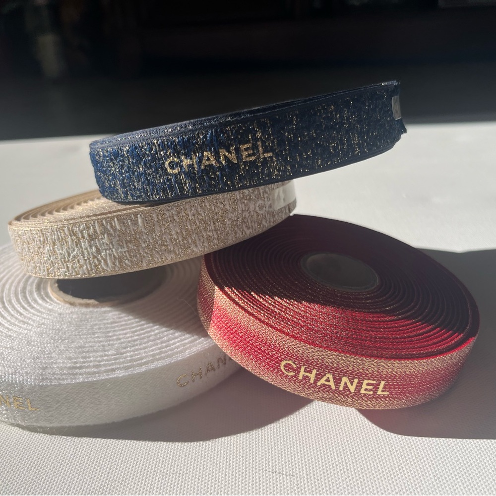 Chanel Holiday Red Ribbon Roll